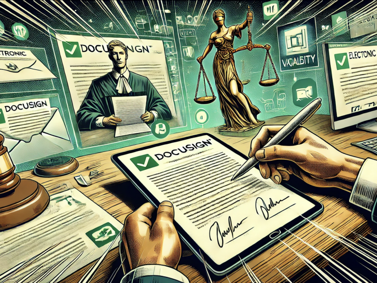 Je podpis přes Docusign platným elektronickým podpisem?