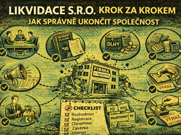Likvidace s.r.o. krok za krokem
